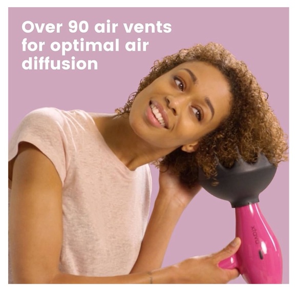 Xtava Black Orchid Hair Diffuser for Curly Hair Blow Dryer Attachment EUC - Picture 10 of 12